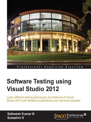 cover image of Software Testing using Visual Studio 2012